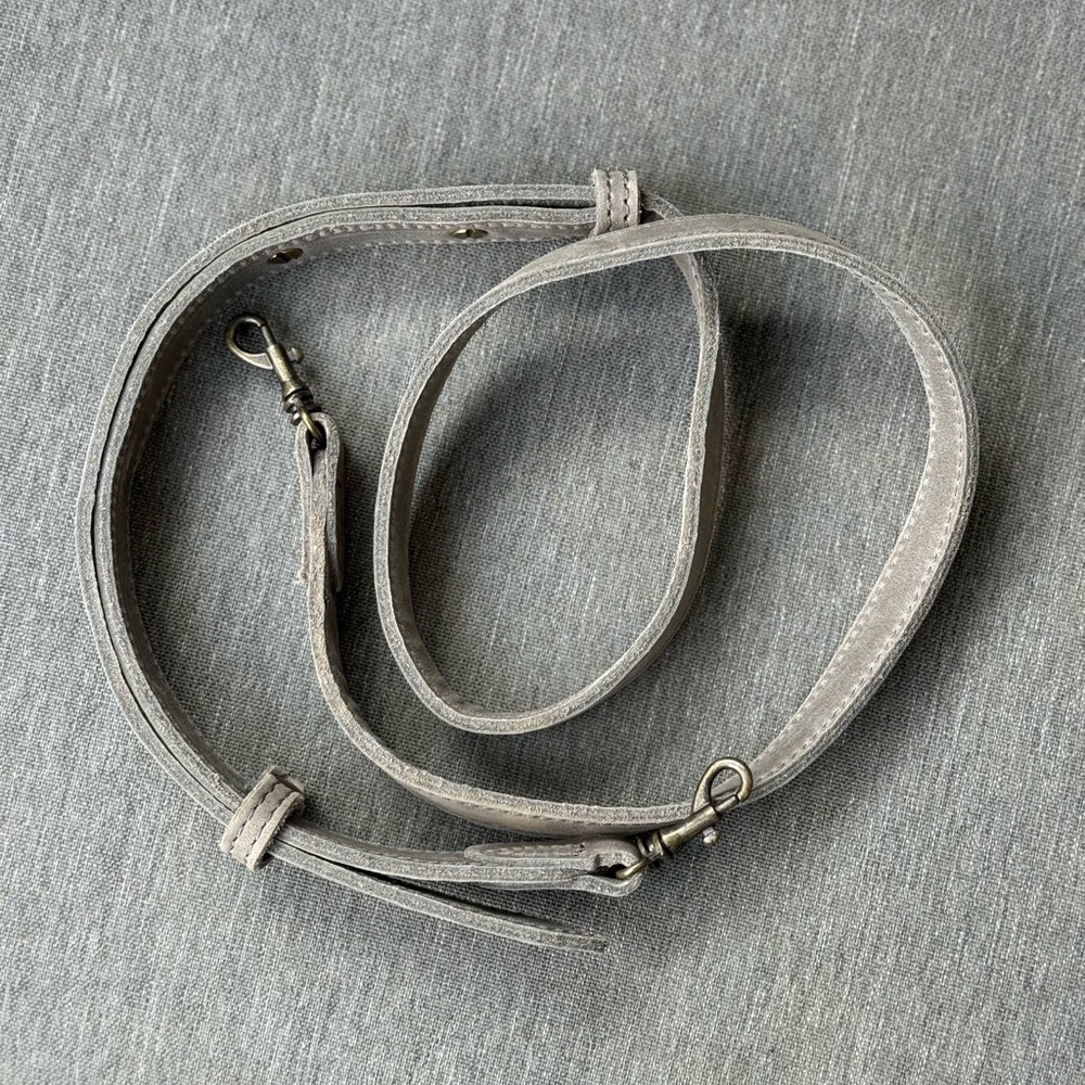 Nena & Co genuine leather tobacco leather mexico crossbody strap